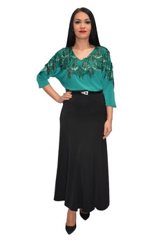 Fusta tip clos, D&J Exclusive, Negru Fusta tip clos, D&J Exclusive, Negru