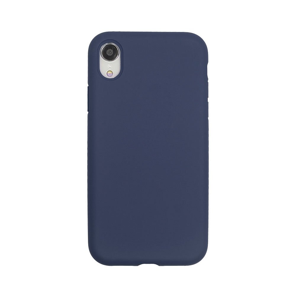 Husa Silicon Just Must Pantone pentru iPhone XR, Albastru inchis