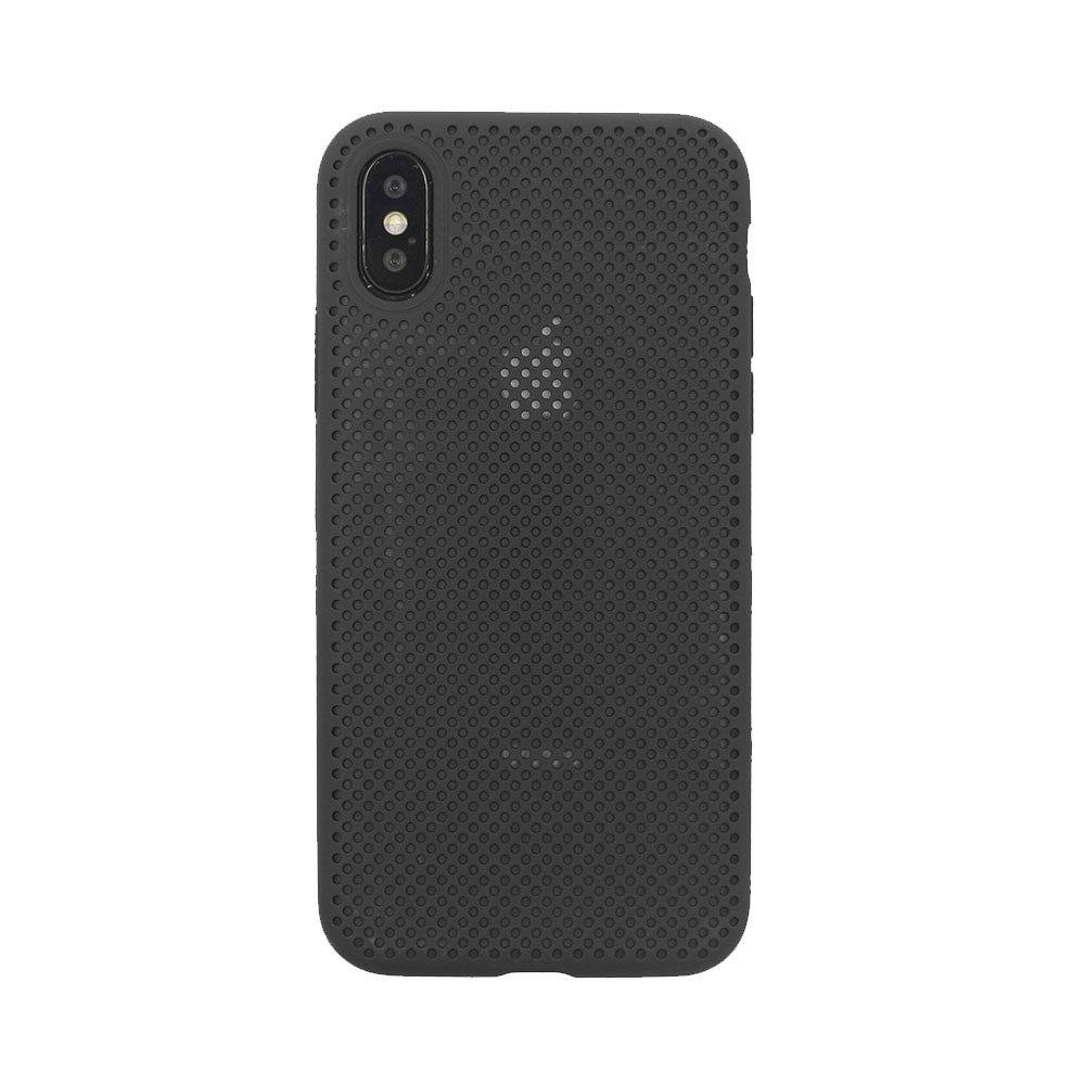 Husa Just Must Silicon Nest pentru iPhone XS Max, Negru