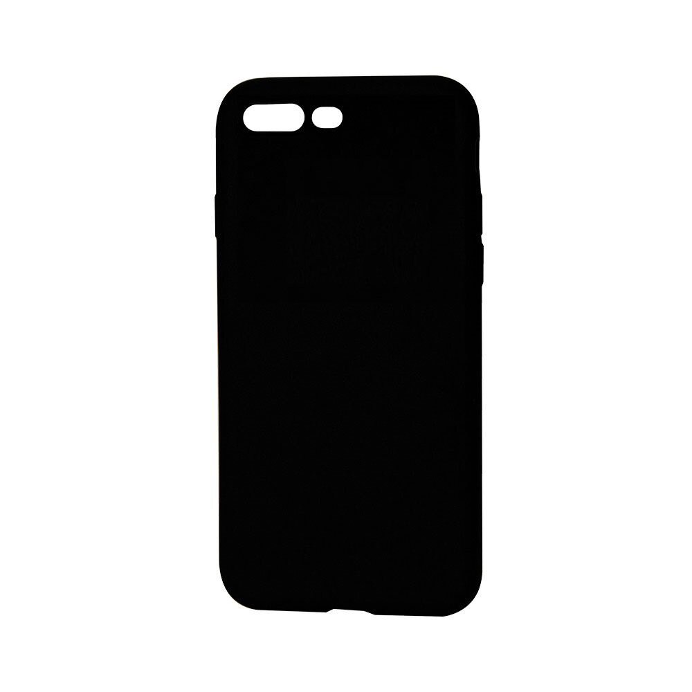 Husa Silicon Lemontti Silky pentru iPhone 8 / 7, Negru