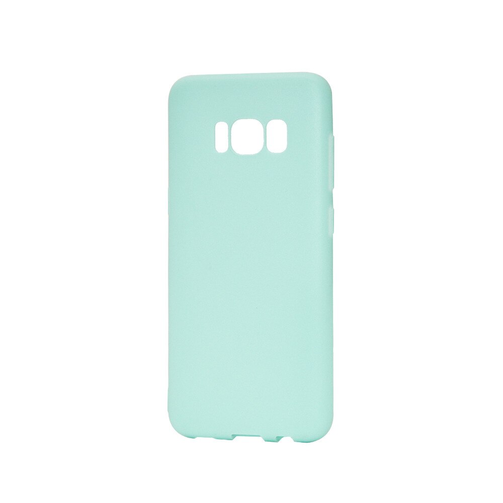 Husa silicon Lemontti Silky pentru Samsung Galaxy S8 Plus G955, Blue