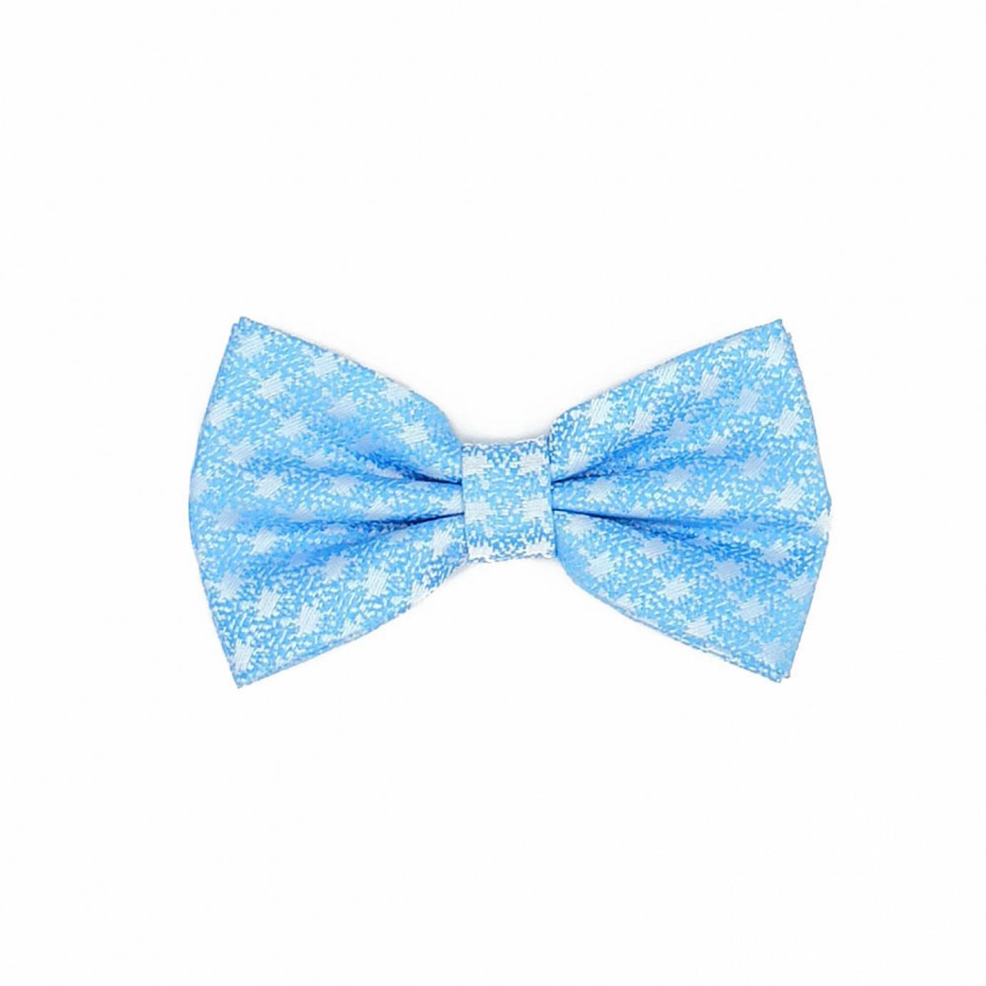 Papion bleu elegant, Onore, imprimeu abstract alb