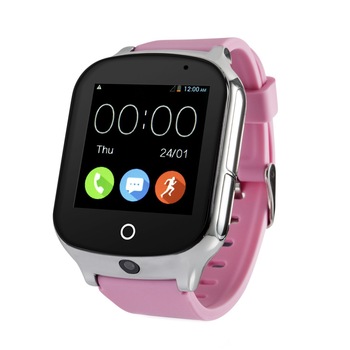 Ceas smartwatch GPS copii si adulti MoreFIT™ GW1000s 3G, cu GPS si functie telefon, camera 1.3MP, Wi-Fi, bluetooth, buton SOS, ecran touchscreen 1.54 inch, monitorizare spion, argintiu si curea din silicon roz +SIM prepay cadou Ceas smartwatch GPS copii si adulti MoreFIT™ GW1000s 3G, cu GPS si functie telefon, camera 1.3MP, Wi-Fi, bluetooth, buton SOS, ecran touchscreen 1.54 inch, monitorizare spion, argintiu si curea din silicon roz +SIM prepay cadou