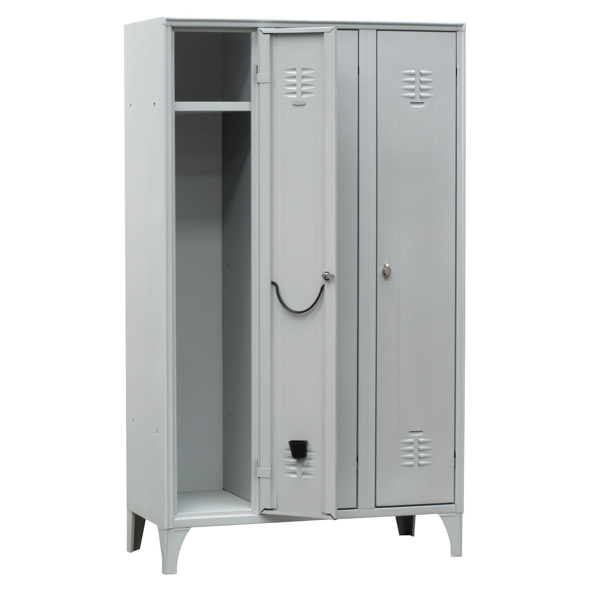 Vestiar metalic cu picioare si 3 usi 112/03, 1050x500x1800 mm (LxlxH), Italia