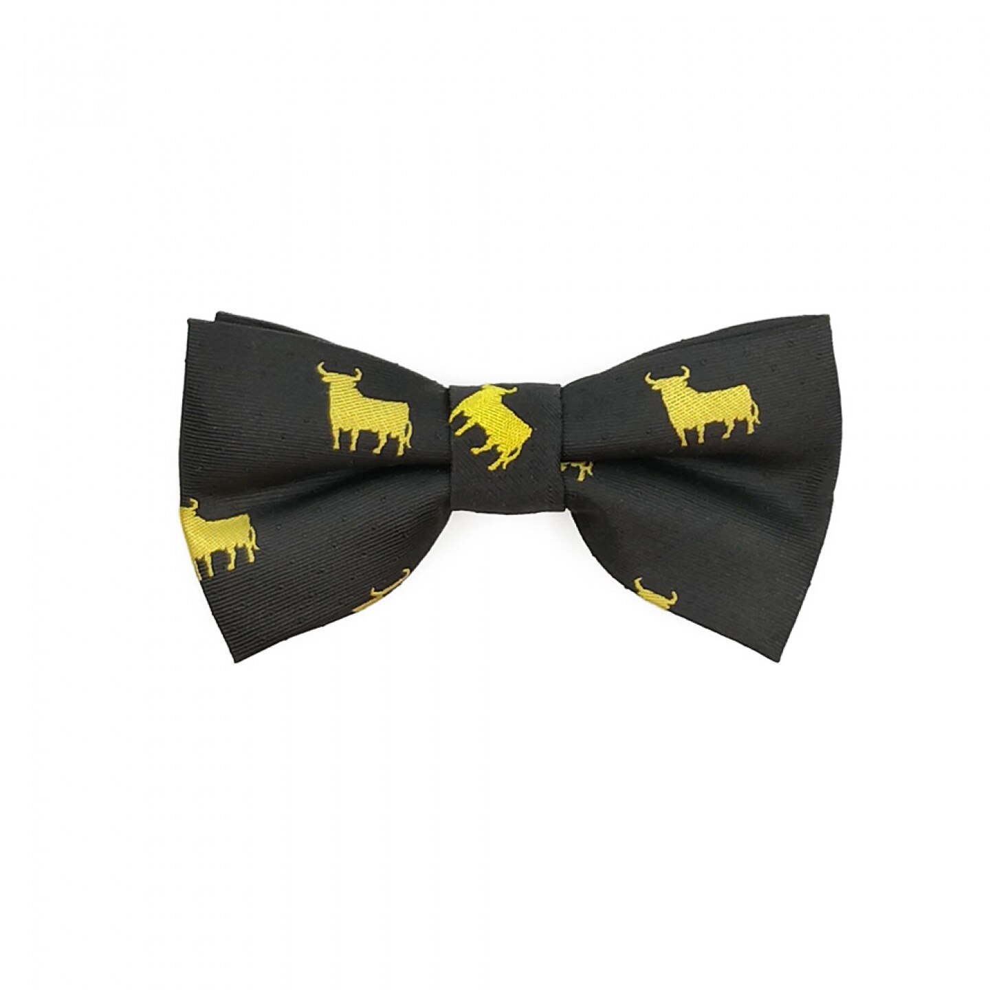 Papion negru copii, Onore, brodaj tauri galbeni