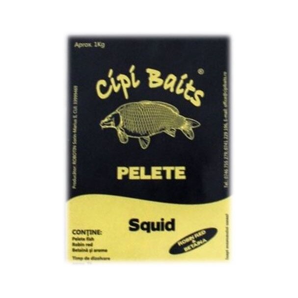 Pelete Squid Robin Red + Betaina, Cipi Baits, 1 Kg
