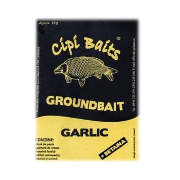 Groundbait, CipiBaits, Garlic, 1 Kg