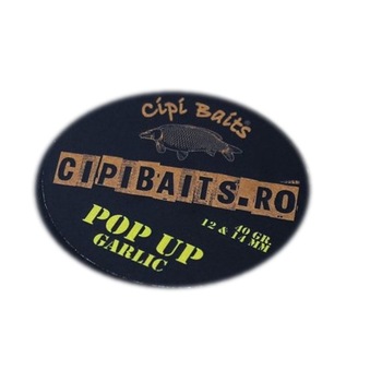 PopUp Usturoi, CipiBaits, 40 grame, dimensiuni 14 si 16 mm PopUp Usturoi, CipiBaits, 40 grame, dimensiuni 14 si 16 mm