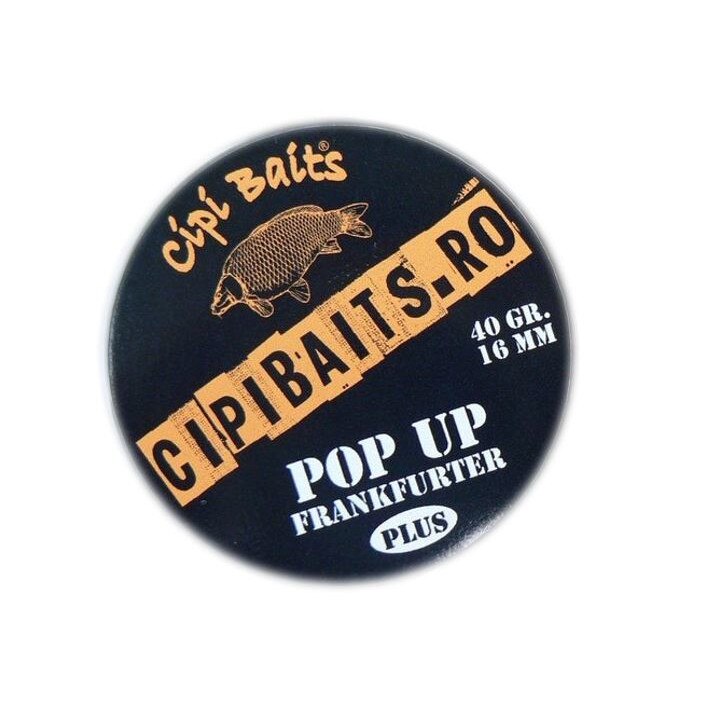 PopUp Frankfurter, CipiBaits, 40 grame, dimensiuni 12 si 14 mm