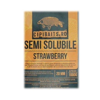 Boilies Semi Solubile Strawberry, CipiBaits, 1Kg, dimensiunea 20 mm Boilies Semi Solubile Strawberry, CipiBaits, 1Kg, dimensiunea 20 mm