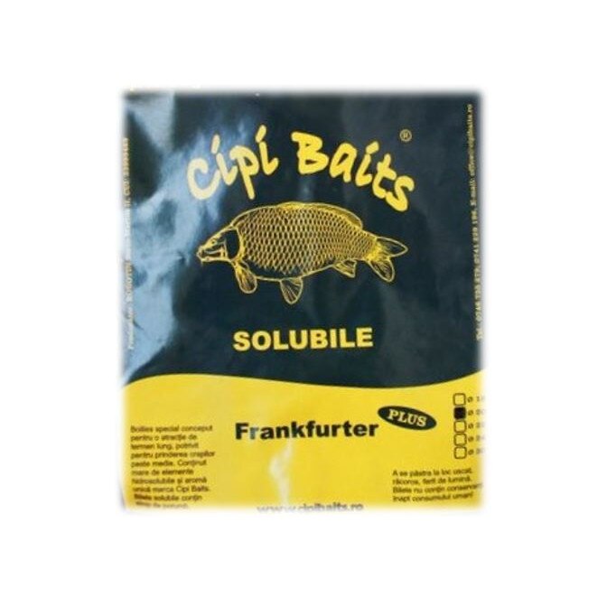 Boiles Solubile FRANKFUTER+, CipiBaits, 1Kg, dimensiunea 20 mm