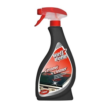 Solutie pentru curatare plita ceramica WELL DONE 750 ml Solutie pentru curatare plita ceramica WELL DONE 750 ml