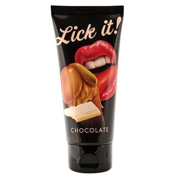 Lubrifiant Lick-it Schoko, Aroma Ciocolata Alba, 100ml Lubrifiant Lick-it Schoko, Aroma Ciocolata Alba, 100ml