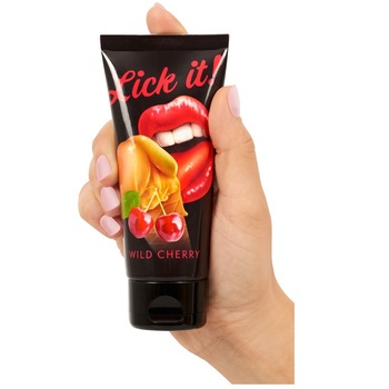 Lubrifiant Lick-it Wild Cherry, Aroma Cirese , 100ml Lubrifiant Lick-it Wild Cherry, Aroma Cirese , 100ml