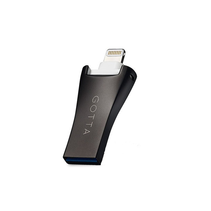 Memorie USB Gotta uPrize, USB 3.1+Lightning, 128GB