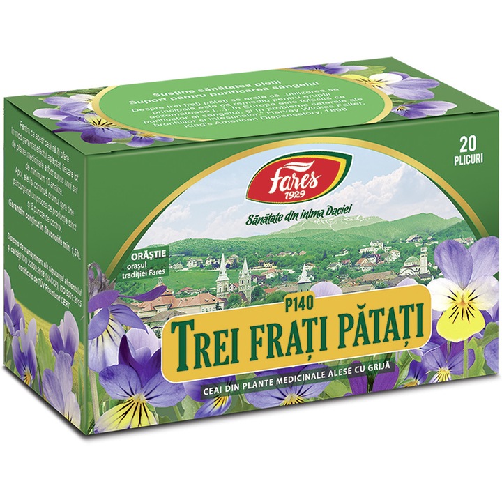 Ceai Trei Frati Patati - iarba, ceai la plic, Fares