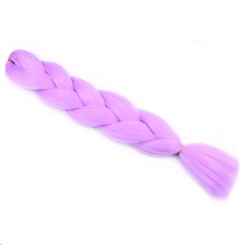 Extensii colorate de par pentru impletituri mov pastel 100 g -par sintetic Extensii colorate de par pentru impletituri mov pastel 100 g -par sintetic