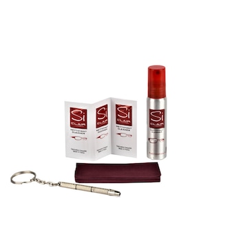Set spray antistatic si antiabur 22 ml, laveta microfibra, servetele, surubelnita pentru ochelari Set spray antistatic si antiabur 22 ml, laveta microfibra, servetele, surubelnita pentru ochelari