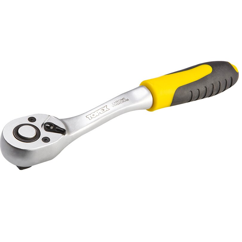 Cheie cu clichet de 1/2 '' TOPEX 38D542, 72 de dinti, Maner cu doua componente