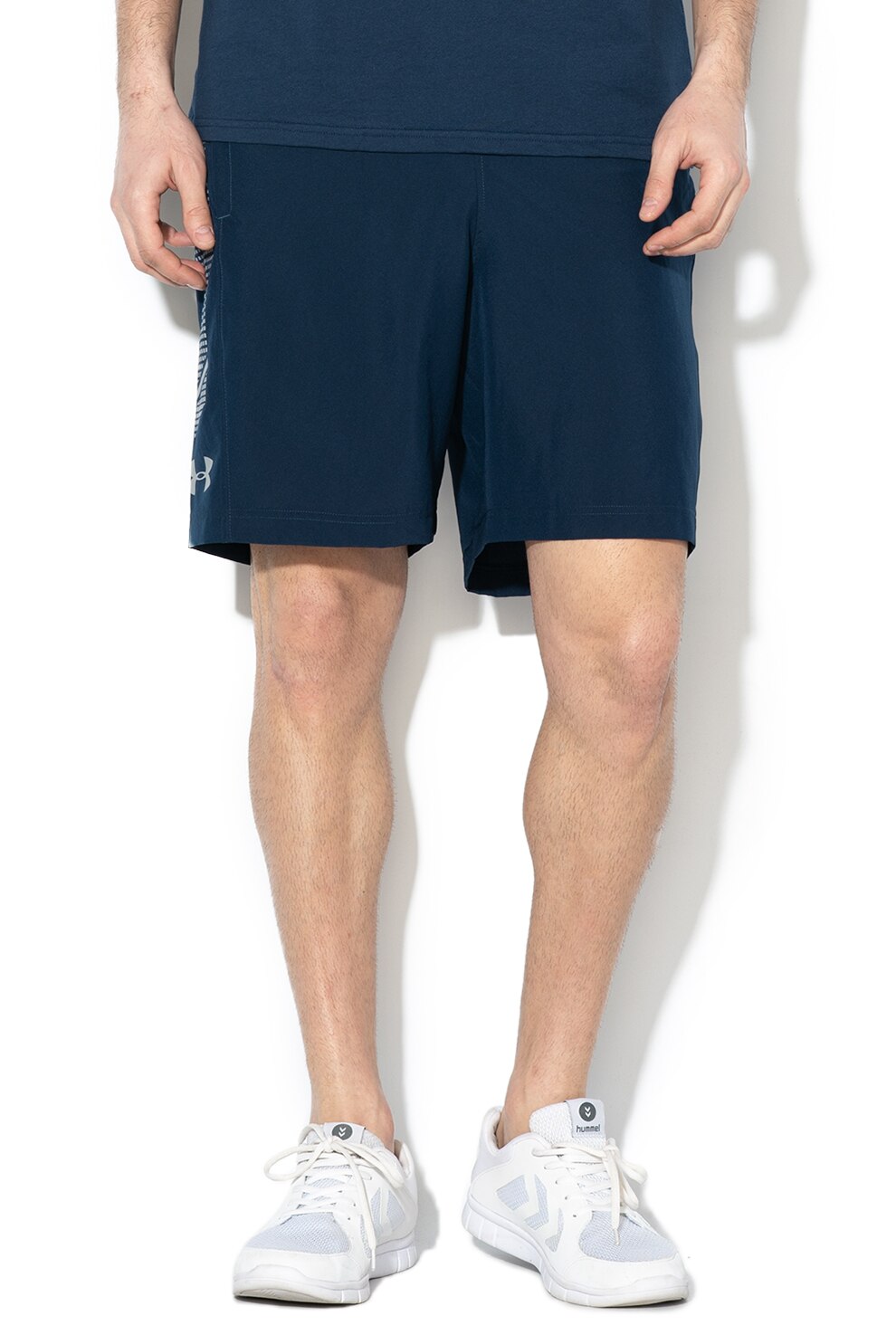 Under Armour, Bermude pentru fitness, Albastru marin
