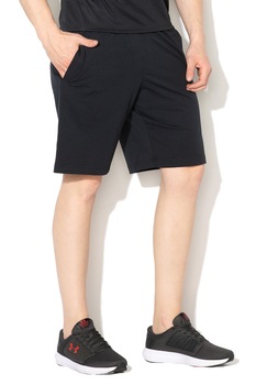 Under Armour, Bermude cu croiala lejera, pentru fitness, Negru Under Armour, Bermude cu croiala lejera, pentru fitness, Negru