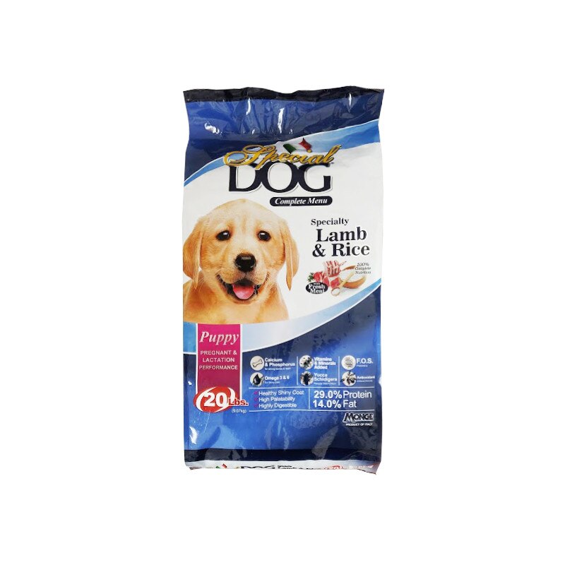 Hrana pentru caini Special Dog uscata cu orez si miel 9 kg