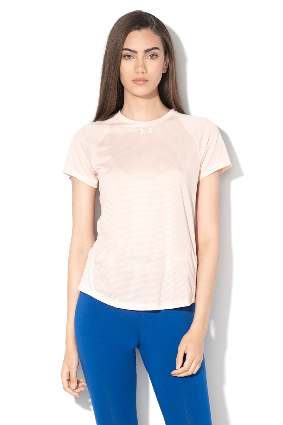 Under Armour, Tricou pentru alergare Qualifier, Roz pal