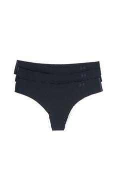 Under Armour, Set de chiloti tanga pentru fitness - 3 perechi, Negru Under Armour, Set de chiloti tanga pentru fitness - 3 perechi, Negru
