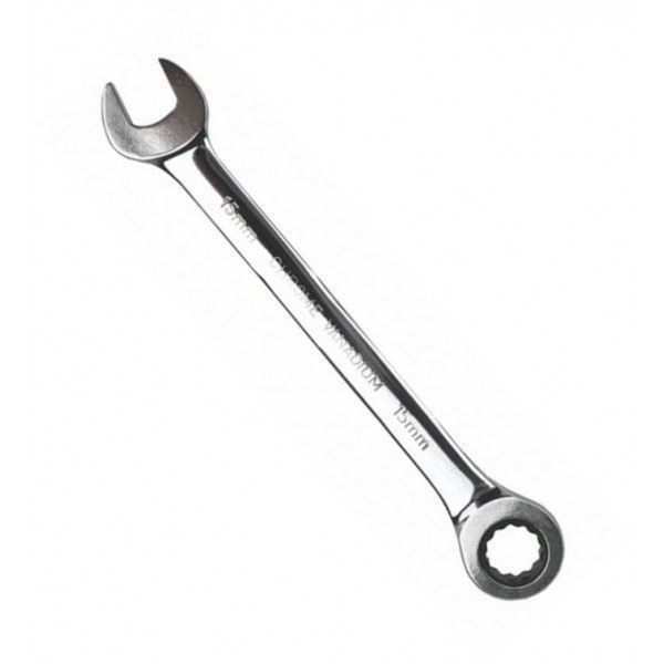 Cheie combinata Topex, 35D3, 30 mm, Finisaj negru