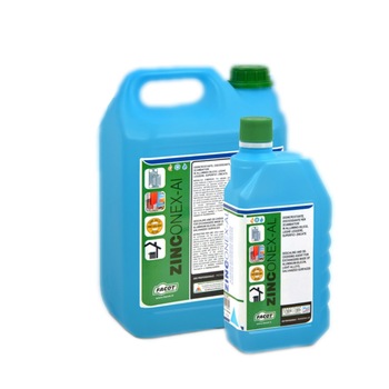 Solutie anticoroziva pentru curatat schimbatoare caldura din aluminiu si alte aliaje usoare Facot ZINCONEX-AL, 5 Litri Solutie anticoroziva pentru curatat schimbatoare caldura din aluminiu si alte aliaje usoare Facot ZINCONEX-AL, 5 Litri