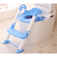 Reductor pentru toaleta cu scarita Little Mom Stair Potty Blue