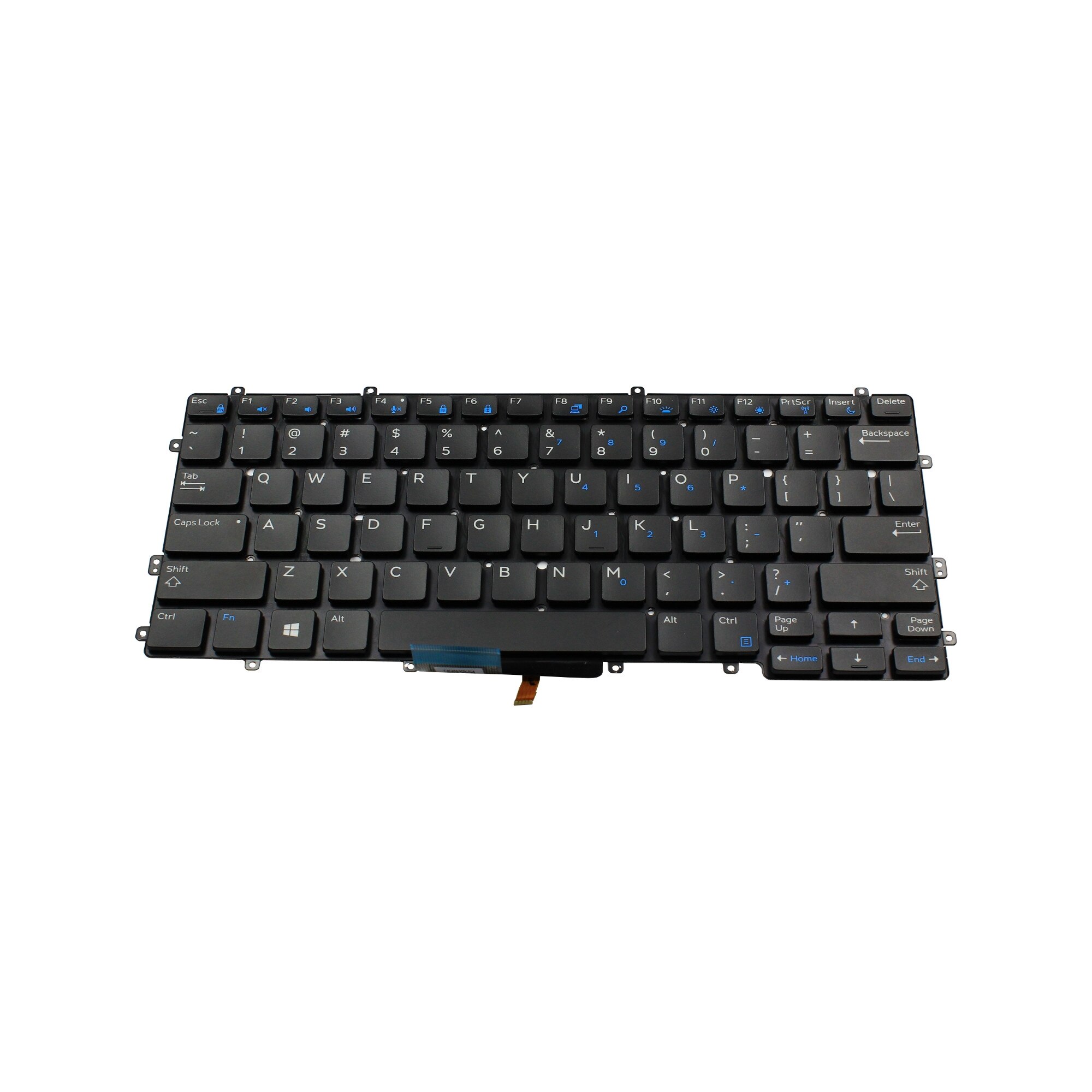 Tastatura laptop Dell KTYW0, 0KTYW0, iluminata, layout US