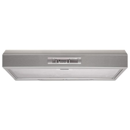 Hota traditionala Hotpoint HSL66FLSX, Capacitate de absorbtie 336 mc/h, Filtru anti grasime aluminiu, 1 motor, 60 cm, Inox
