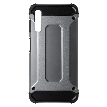 Husa Forcell Armor plastic + silicon gri pentru Samsung Galaxy A7 2018 Husa Forcell Armor plastic + silicon gri pentru Samsung Galaxy A7 2018
