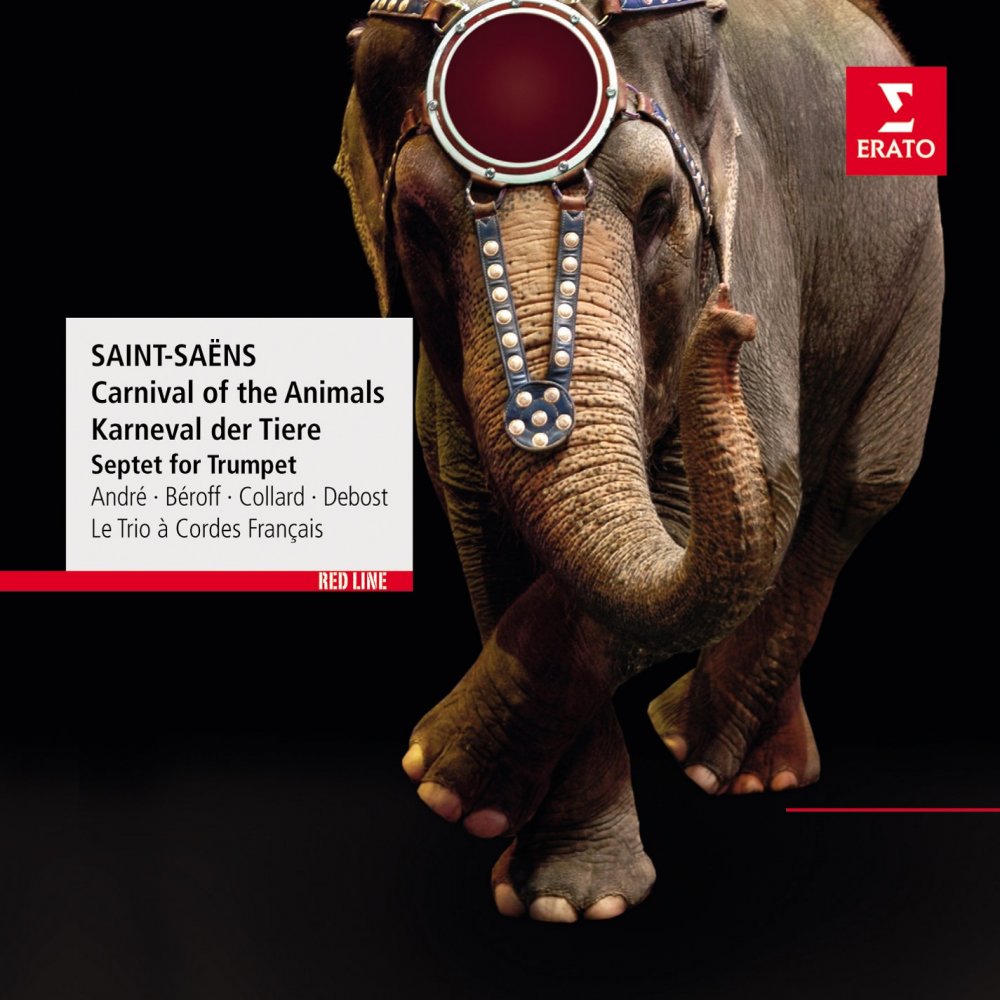 Andre-Beroff-Collard-Debost-Le Trio a Cordes Francais - Saint-Saens:Carnival of the Animals,Septet in E-flat op.65 (CD)