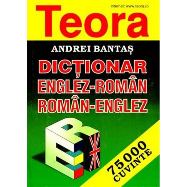 Envision Artist To jump Dictionar englez-roman, roman-englez (75000 cuvinte) ed.2012 - Andrei  Bantas - eMAG.ro