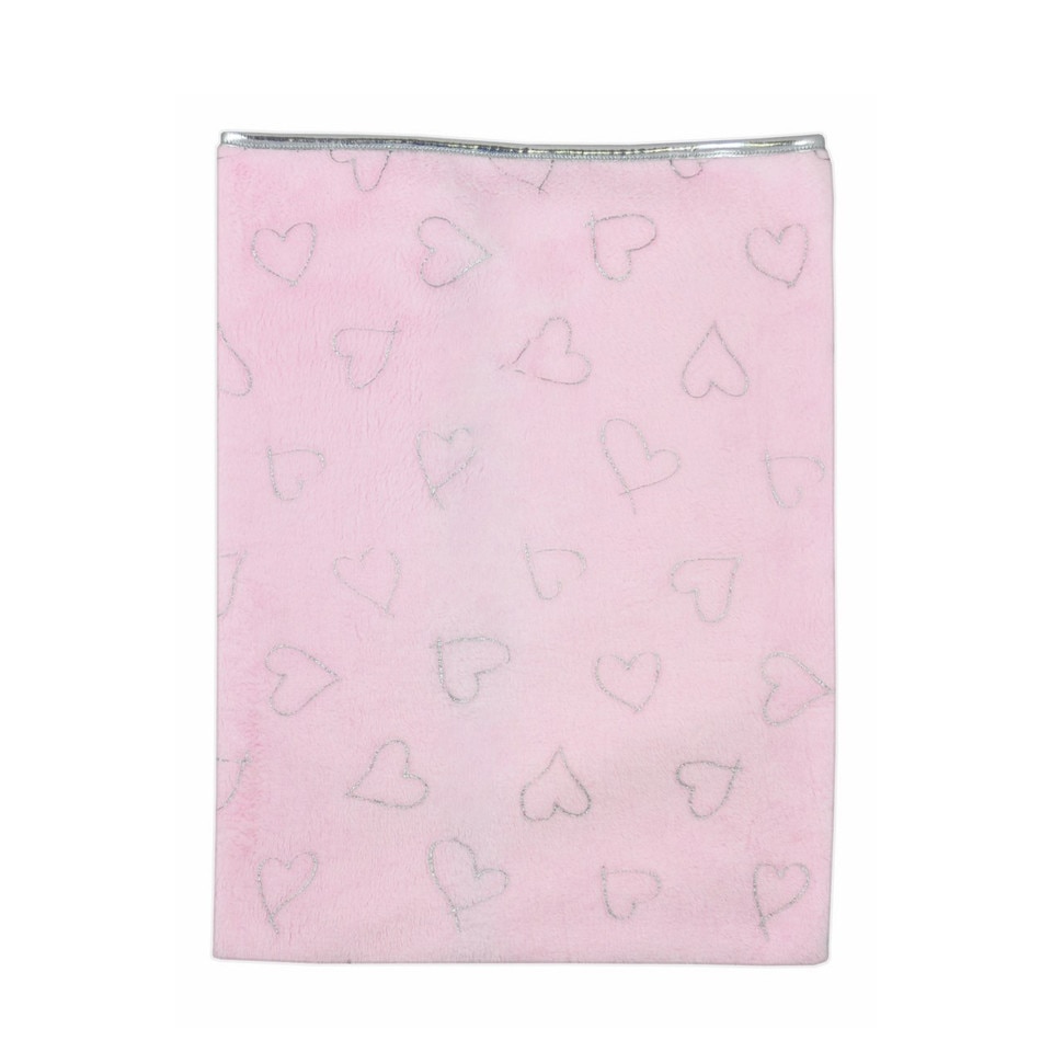 Paturica moale pentru bebelusi Koala Srebene 05-637R, Roz