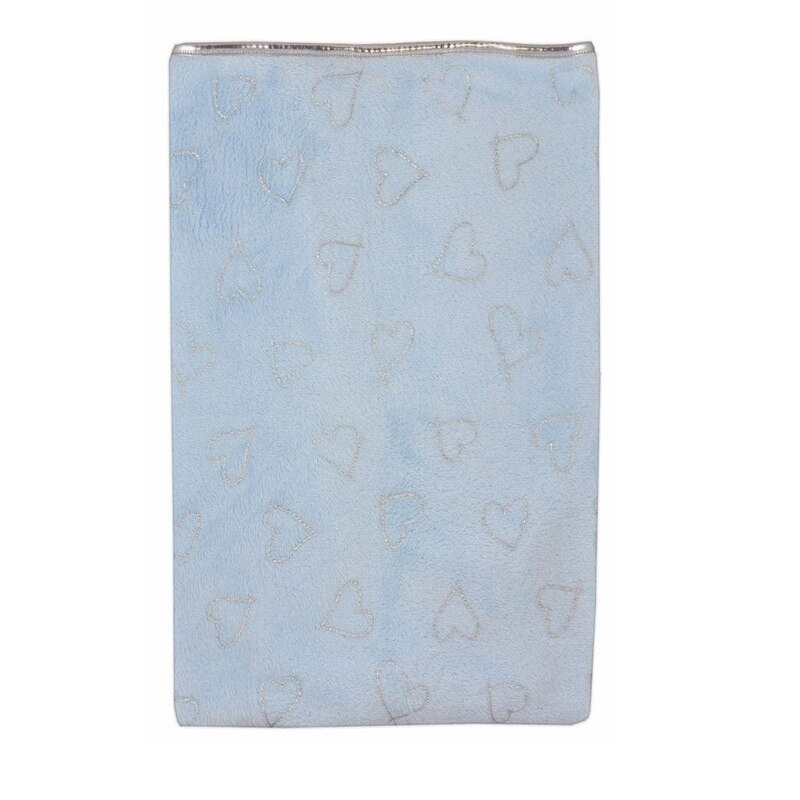 Paturica moale 80 x 100 cm pentru bebelusi Koala Srebene 05-637AL, Albastru