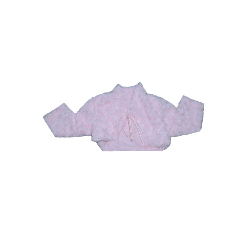 Bolero elegant din blanita Sarum, Roz
