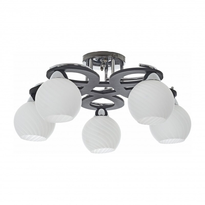 Lustra EL 1761/5, Negru, 5XE27