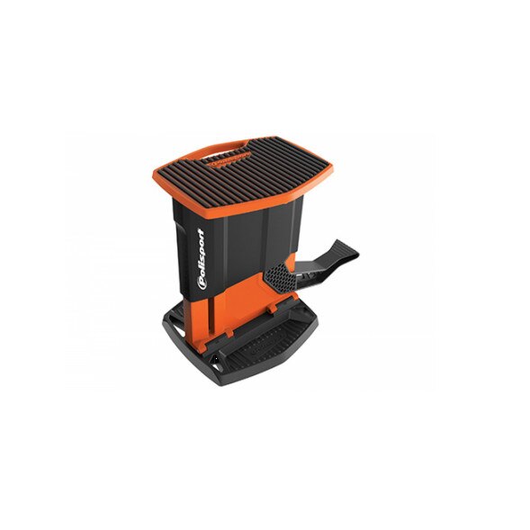 Stand moto cu lift, Polisport, Negru/Orange