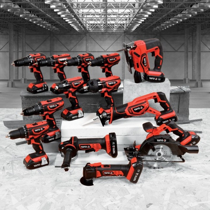 Акумулаторен винтоверт Yato 82780, 18 V, 1 x 2Ah