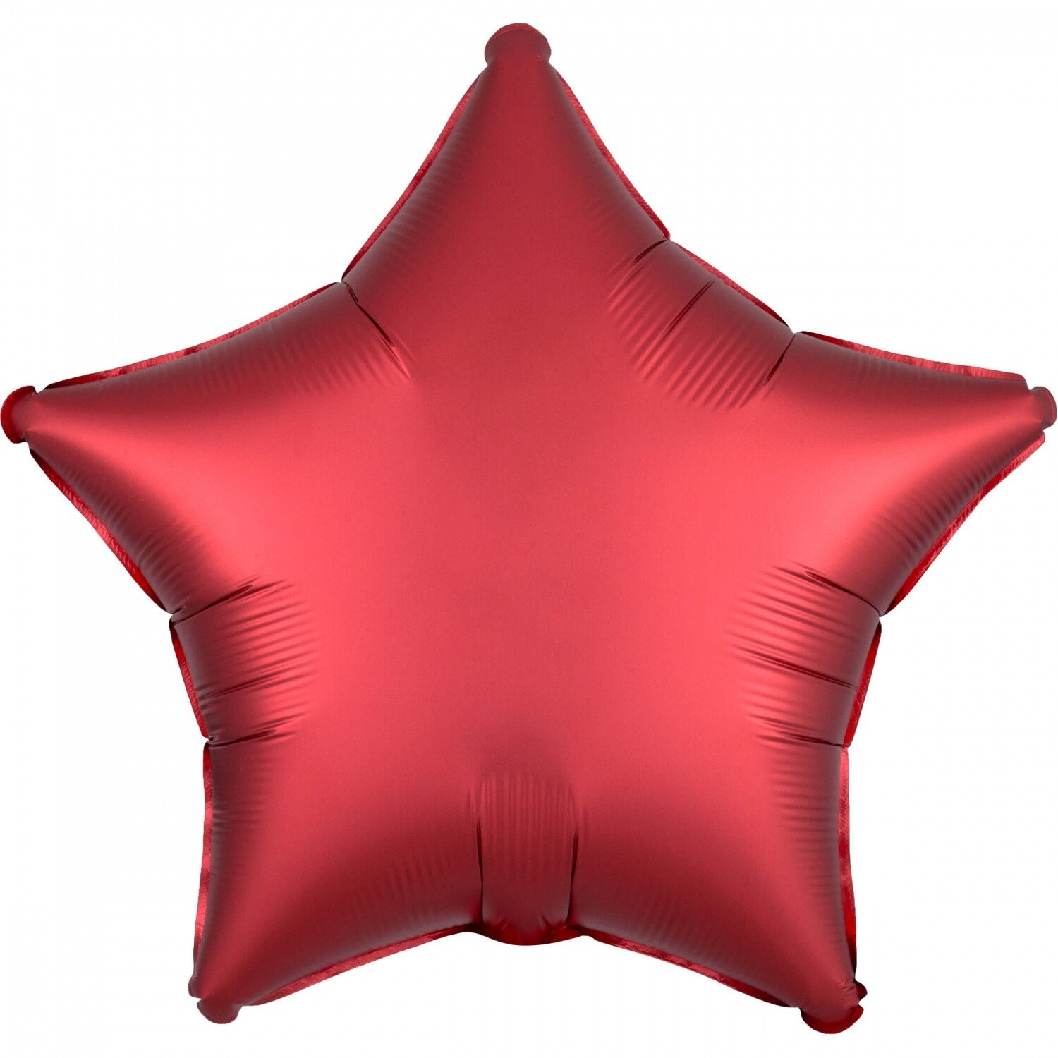 Balon folie 45 cm stea Satin Luxe Sangria, Amscan 38585