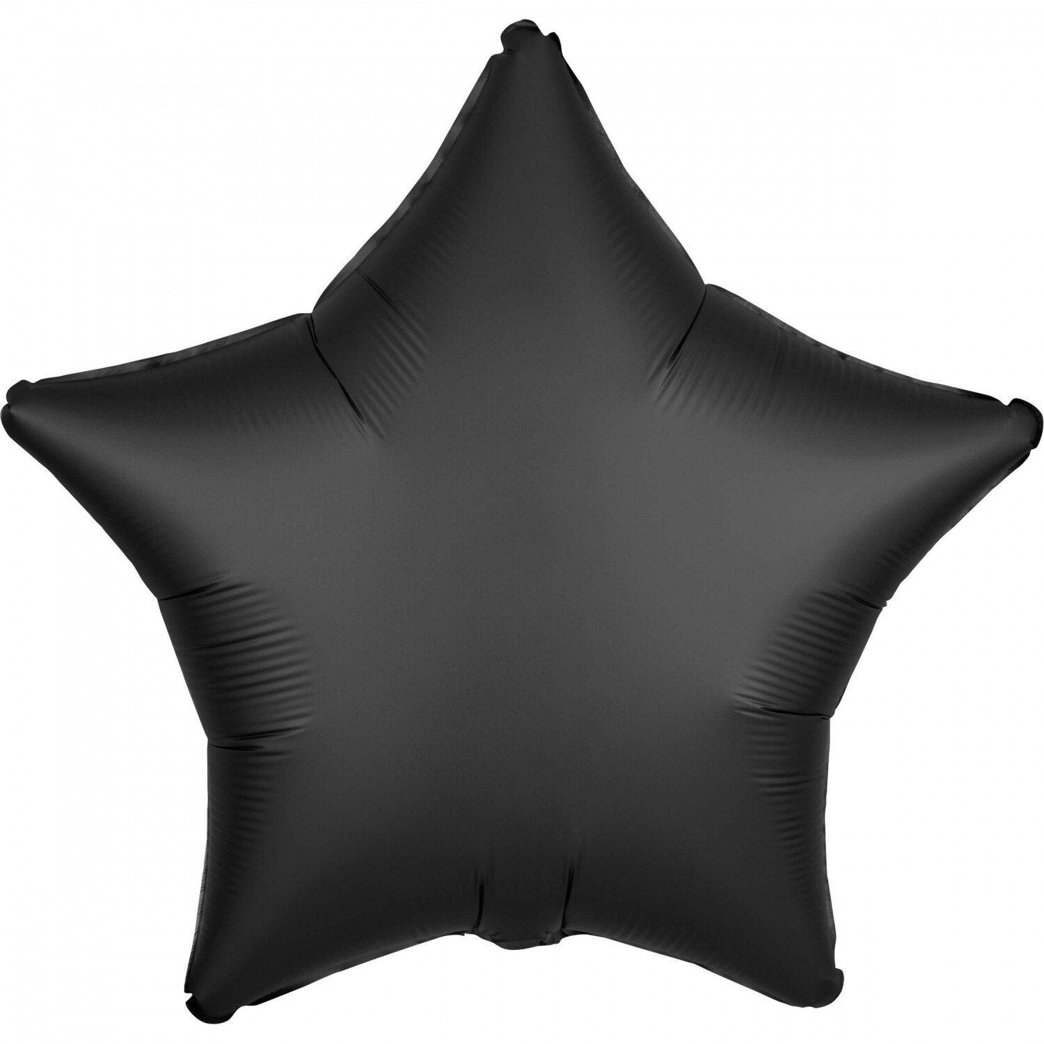 Balon folie 45 cm stea Satin Luxe Onyx, Amscan 38036