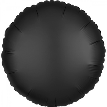 Balon folie 45 cm rotund Satin Luxe Onyx, Amscan 38034 Balon folie 45 cm rotund Satin Luxe Onyx, Amscan 38034