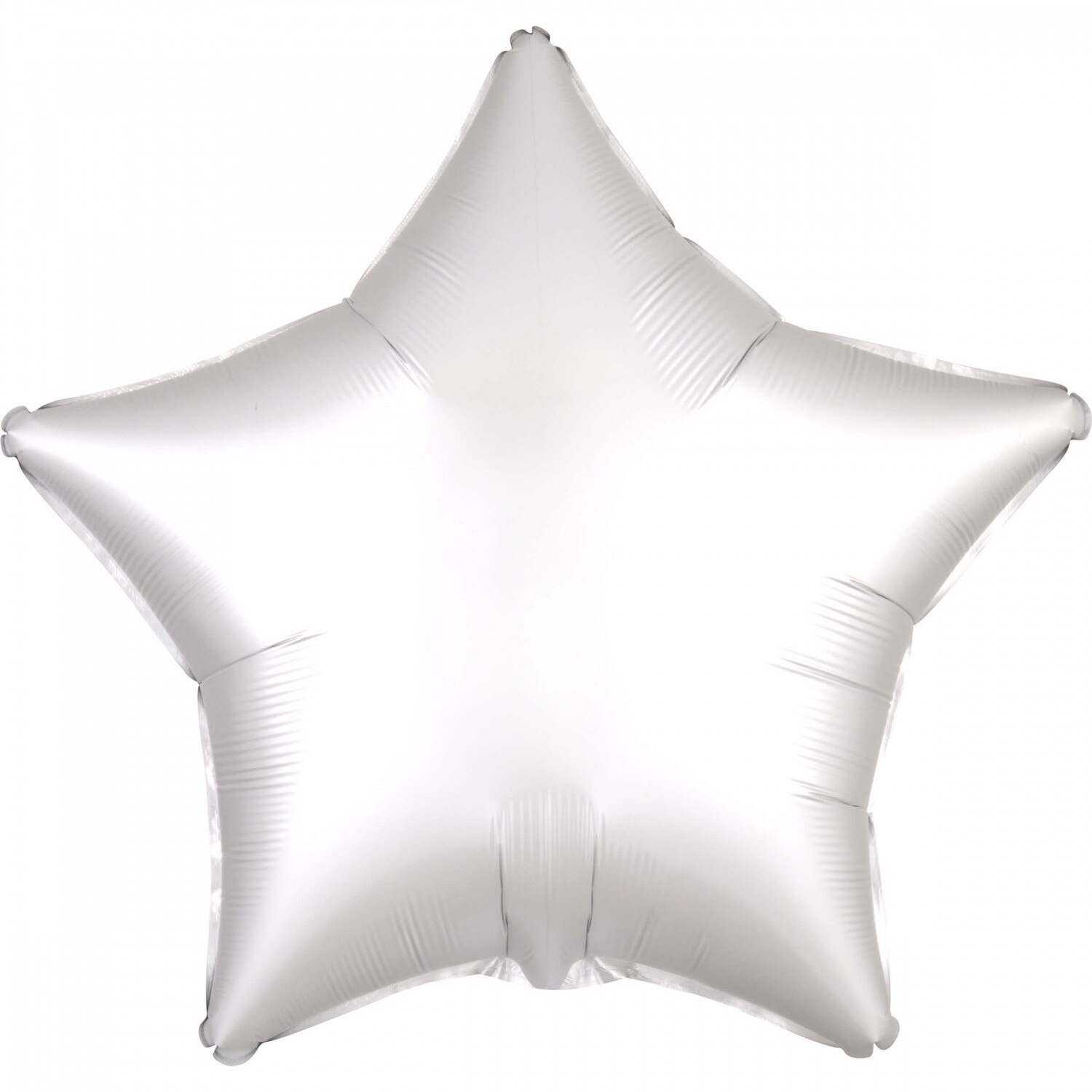 Balon folie 45 cm stea Satin Luxe White, Amscan 38591