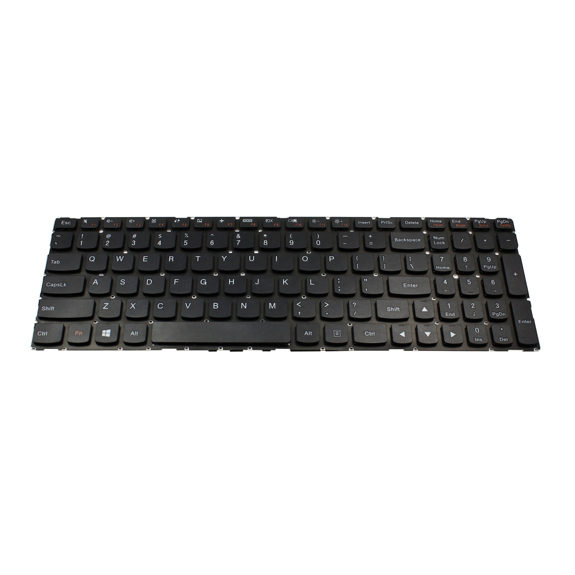 Tastatura compatibila Lenovo Flex 3-1580, fara iluminare, layout US, enter dreptunghic