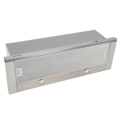 Hota telescopica Pyramis Silver Sliding turbo, 800 mc/h, 1 motor, 270 W, latime 90 cm, gri AN