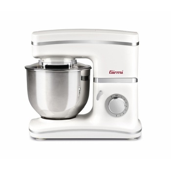 Mixer Girmi IM30 cu bol din otel inoxidabil cu performante profesionale 8 viteze + functie Pulse, vas 5.2l, 1300W, alb Mixer Girmi IM30 cu bol din otel inoxidabil cu performante profesionale 8 viteze + functie Pulse, vas 5.2l, 1300W, alb
