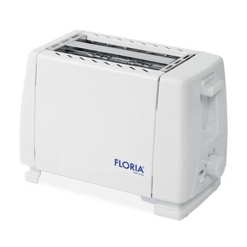 Prajitor de paine Floria ZLN-7604, 700W, grad de rumenire ajustabil, culoare alb Prajitor de paine Floria ZLN-7604, 700W, grad de rumenire ajustabil, culoare alb